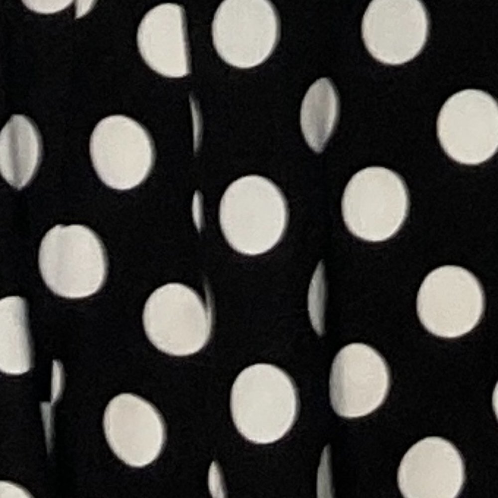 Anni CoCo SZ S black & white polka dot vintage inspired halter dress - Picture 5 of 6